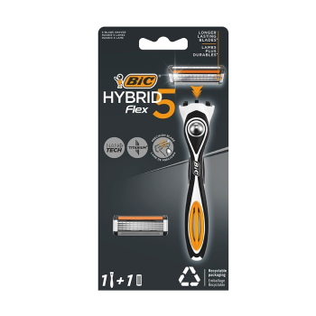 Купить Бритва 1 шт Віс Hybrid 5 Flex + 1 змінна касета к/уп в АТБ Market