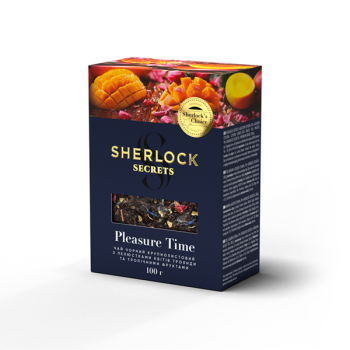 Купить Чай 100 г Sherlock Secrets листовий Rich Lemon / Pleasure Time, к/уп в АТБ Market