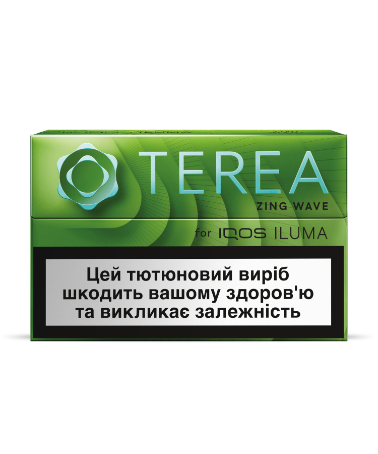 ➤ Тютюновмісний виріб TEREA ZING WAVE МРЦ 166,67 тек. купити в