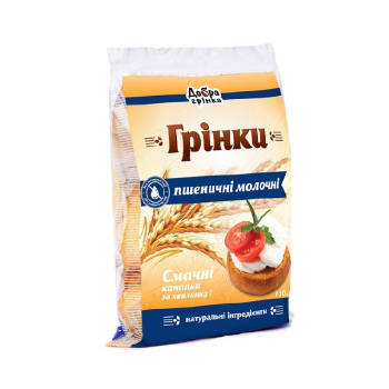 Купити Грінки 130 г Добра грінка пшеничні молочні м/уп у АТБ Market