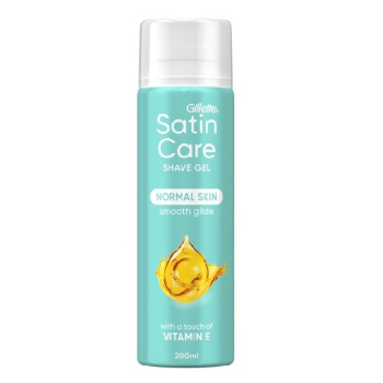 Купить Гель для бритья 200 мл Gillette SATIN CARE для сухой кожи Масло Ши Шелк в АТБ Market
