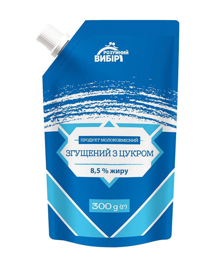 Продукт молоковмісний 300г Розумний вибір згущений з цукром 8,5% купити ...