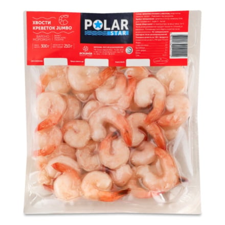 Купити Хвости креветок 300г Polar Star Jumbo вак/упак у АТБ Market