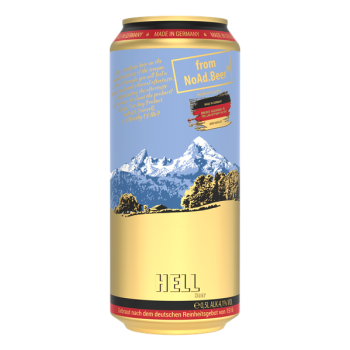 Купити Пиво 0,5 л NoAd.Beer Hell світле фільтроване пастеризоване 4,1% об ж/б Німеччина у АТБ Market