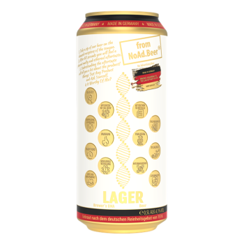 Купити Пиво 0,5 л NoAd.Beer Lager світле фільтроване пастеризоване 4,1% об ж/б Німеччина у АТБ Market