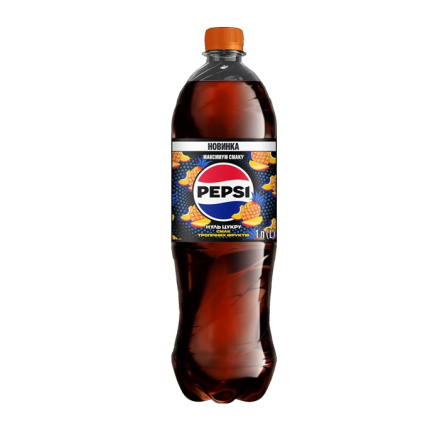 Купити Напій 1,0 л Pepsi Тропічний нуль цукру бeзaлкoгoльний сильнoгaзoвaний ПЕТ у АТБ Market