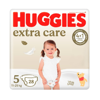 Купить Підгузники 28 шт Huggies Extra Care (5) дитячі м/уп в АТБ Market