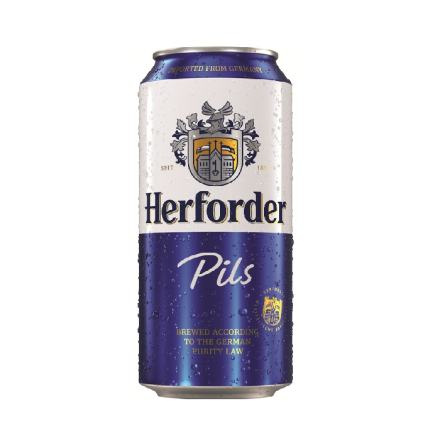 Купити Пиво 0,5 л Herforder Pils світле фільтроване пастеризоване 4,8% ж/б Німеччина у АТБ Market