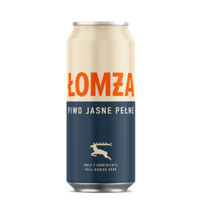 Купити Пиво 0,5 л LOMZA Jasne Pelne світле фільтроване пастеризоване 6,0% об ж/б Польща у АТБ Market