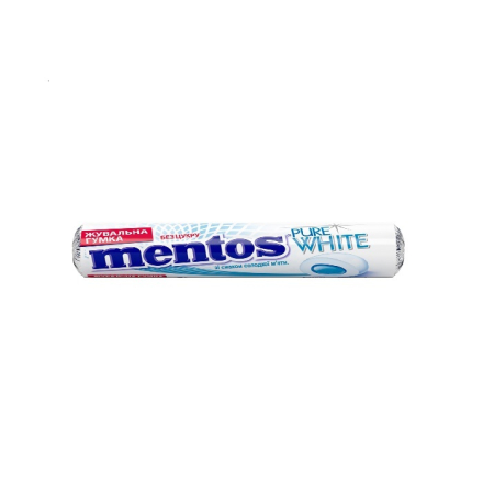 Купить Жувальна гумка 15,75 г Mentos Roll Pure White м/уп в АТБ Market