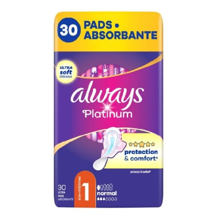 Прокладки гігієнічні 30 шт Always Platinum Normal м/уп