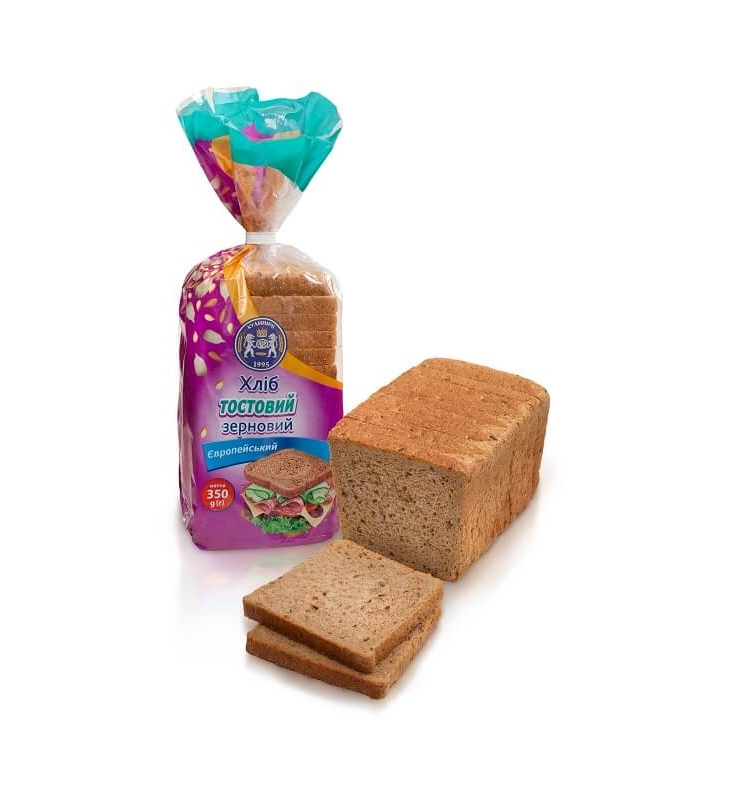 Хлеб 350 г Кулиничи Тостовый зерновой европейский купить в Киеве и ...