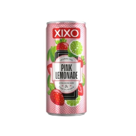 Купити Напій 250 мл XIXO SD PINK LEMONADE смак ягода та лайм газований ж/б у АТБ Market