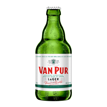 Купить Пиво 0,33 л VAN PUR Lager світле фільтроване пастеризоване 5,0% об скл/пл Польща в АТБ Market