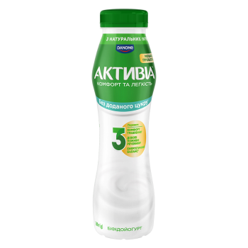 Купить Біфідойогурт 260 г Активіа з біфідобактеріями 1,5% п/бут в АТБ Market