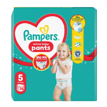Купити Підгузки-трусики 32 шт Pampers Pants (5) дитячі 11-17 кг, м/уп у АТБ Market