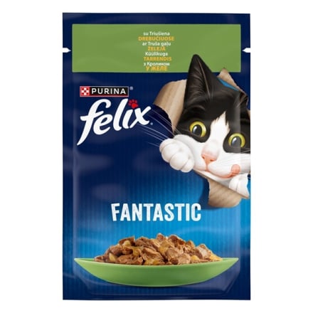 Купити Корм 85г Felix консерви для котів з кроликом  у АТБ Market