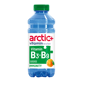 Купити Напій 0,6 л Arctic+ зі смаком мандарину з додаванням вітамінів та селену ПЕТ Польща у АТБ Market