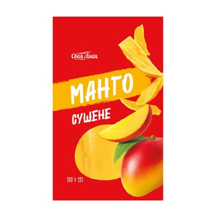 Купити Манго 100 г Своя Лінія сушене м/уп у АТБ Market