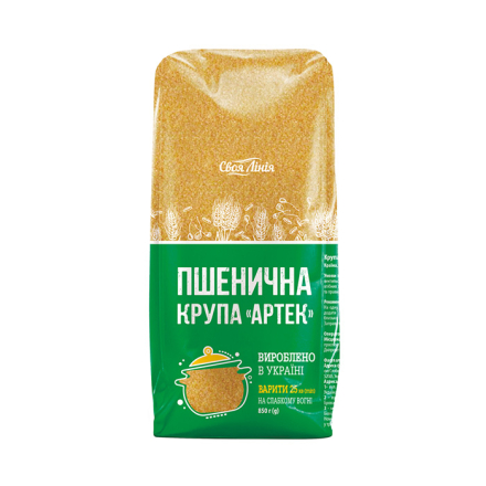 Купити Крупа 0,85 кг Своя Лінія пшенична Артек у АТБ Market