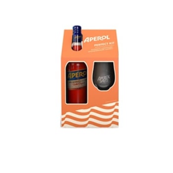 Купити Подарунковий набір Аперетив APEROL 0.7 л 11% + келих у АТБ Market