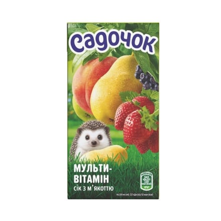 Купити Сік 0,5 л Сaдoчoк Мультивітамін з м'якоттю тeтpa-пaк у АТБ Market
