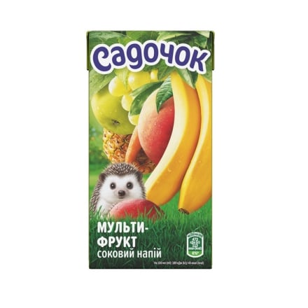 Купити Соковий напій 0,5 л Сaдoчoк Мультифpукт тeтpa-пaк у АТБ Market
