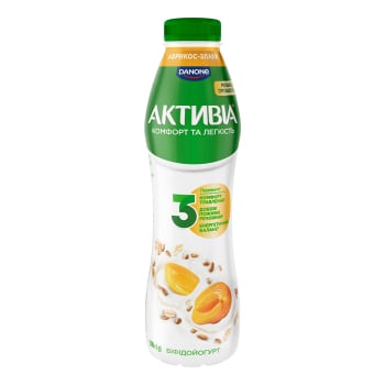 Купить Біфідойогурт 0,5 кг Активіа абрикос-злаки 1,2% п/бут в АТБ Market