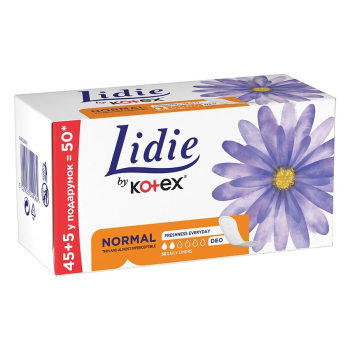 Купить Прокладки ежедневные 45+5 шт. Lidie Deo Camomile (промо) в АТБ Market