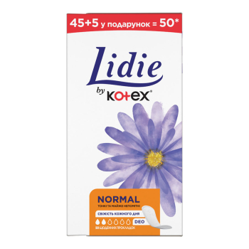 Купить Прокладки ежедневные 45+5 шт. Lidie Deo Camomile (промо) в АТБ Market