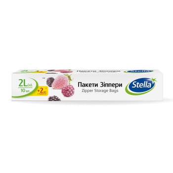 Купити Пакети зіппери “Stella”, 2 л, арт.erg у АТБ Market