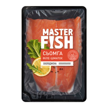 Купить Сьомга Master Fish охолоджена філе-шматок н/ш п/конт в АТБ Market