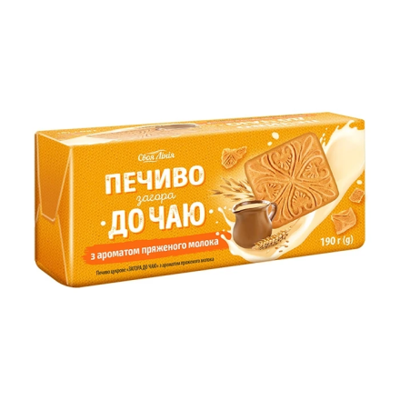 Купить Печенье 190 г Своя линия сахарное Загора к чаю с ароматом топленого молока в АТБ Market