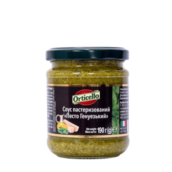 Купити Соус 190 г Orticello Песто Генуезький ск/б у АТБ Market