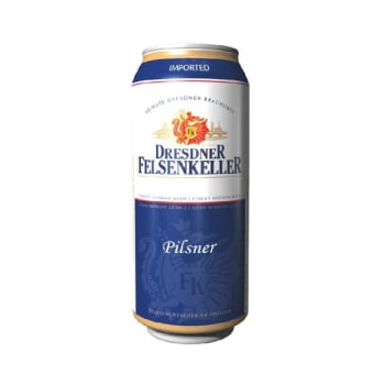 Купить Пиво 0,5 л Dresdner Felsenkeller Pilsener світле фільтроване пастеризоване 5,2% ж/б Німеччина в АТБ Market