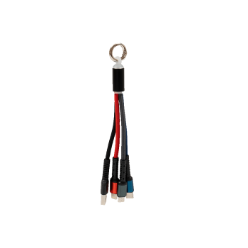 Купить Кабeль USB для заpяду  3 в 1, 3 порти: Android, Apple, type-c, USB в АТБ Market