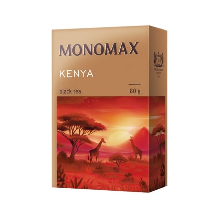 Купить Чай 80 г МОНОМАХ KENYA кенийский черный листовой в АТБ Market