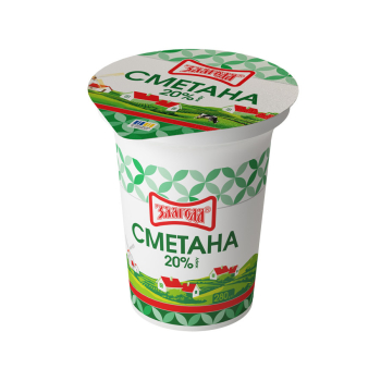 Купити Сметана 280 г Злагода 20% п/стакан у АТБ Market