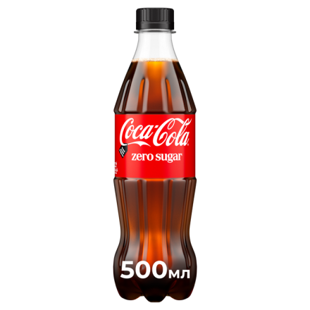 Купити Напій 0,5 л Coca-Cola Zero безалкoгoльний сильнoгазoваний у АТБ Market