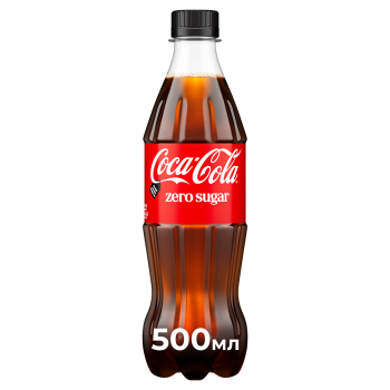 Купити Напій 0,5 л Coca-Cola Zero безалкoгoльний сильнoгазoваний у АТБ Market