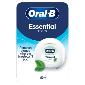 Купить Зубна нитка 50м ORAL-B Essential floss блістер в АТБ Market