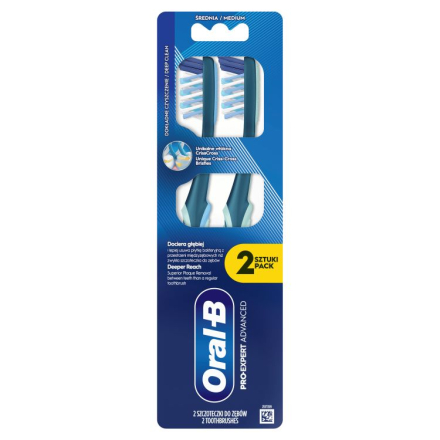 Купити Набір щітка зубна 2 шт Oral-B Pro Expert Все-в-одному середньої жорскості блістер у АТБ Market