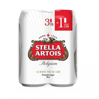 Пиво 2л Stella Artois светлое НАБОР 4*0,5л