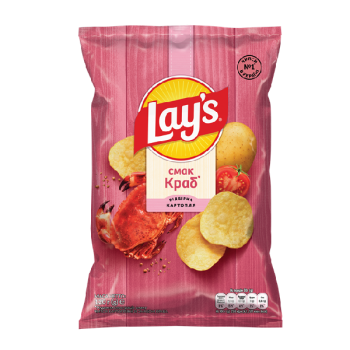 Купити Чипси 120 г Lay's картопляні зі смаком крабу м/уп у АТБ Market