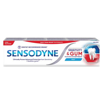 Купить Паста зубна 75 мл Sensodyne для чутливість зубів та захист ясен к/уп в АТБ Market