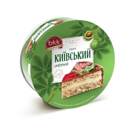 Купить Торт 450 г КБКК Киевский подарок с арахисом в АТБ Market