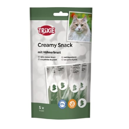 Купить Ласощі кремові для котів Trixie Creamy Snacks, 5 шт*14 г, арт.suz в АТБ Market