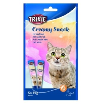 Купить Ласощі кремові для котів Trixie Creamy Snacks, 5 шт*14 г, арт.suz в АТБ Market
