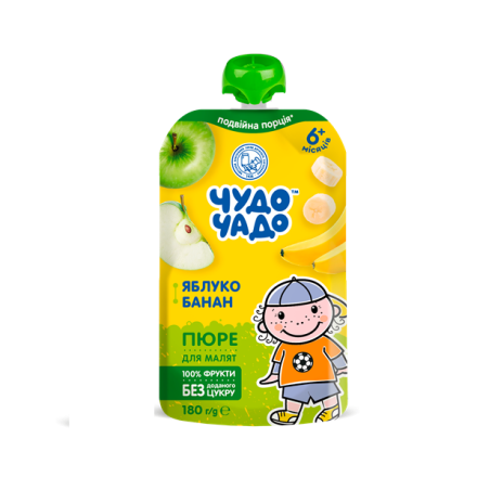 Купити Пюре 180 г Чудо-Чадо яблучно-бананове  у АТБ Market