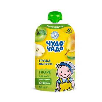 Купити Пюре 90г Чудо-Чадо груша-яблуко з 5 міс у АТБ Market